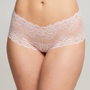 Montelle Lace Cheeky Boyshort-Pink Pearl