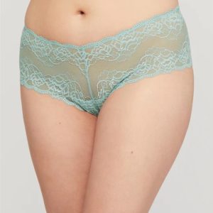 Montelle Lace Cheeky Boyshort-Skylight