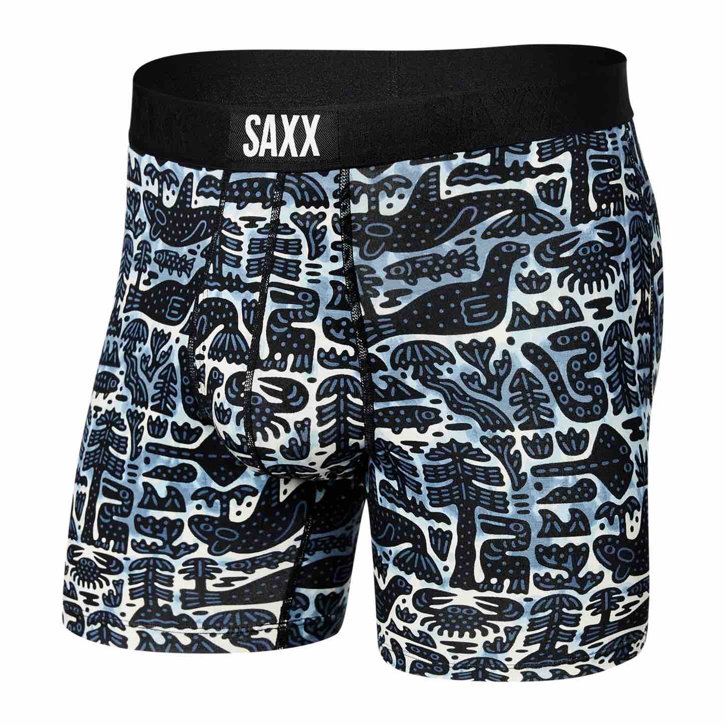 Saxx Ultra Boxer Brief-Coast Life Navy