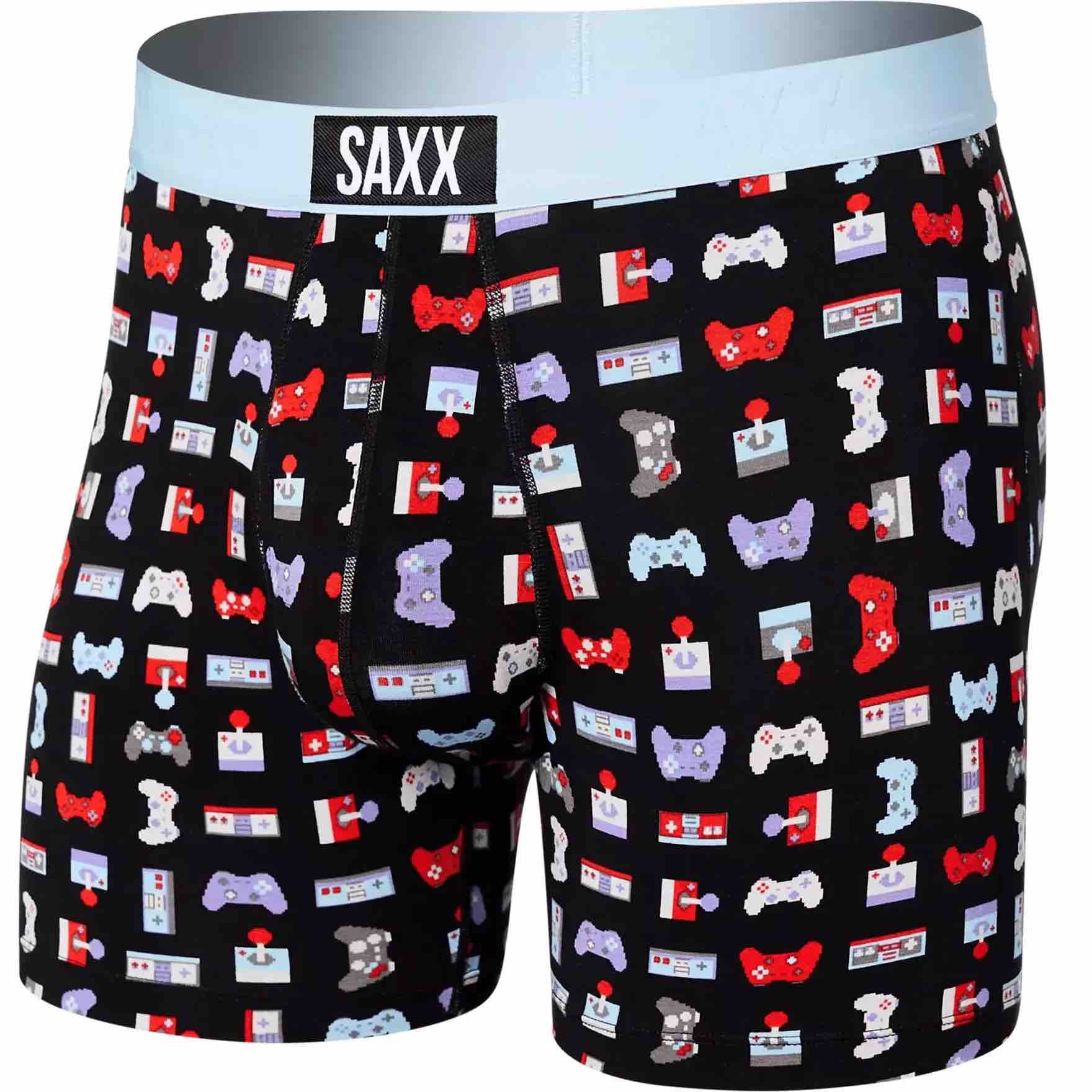 SAXX ULTRA Boxer Brief Black Mountainscape