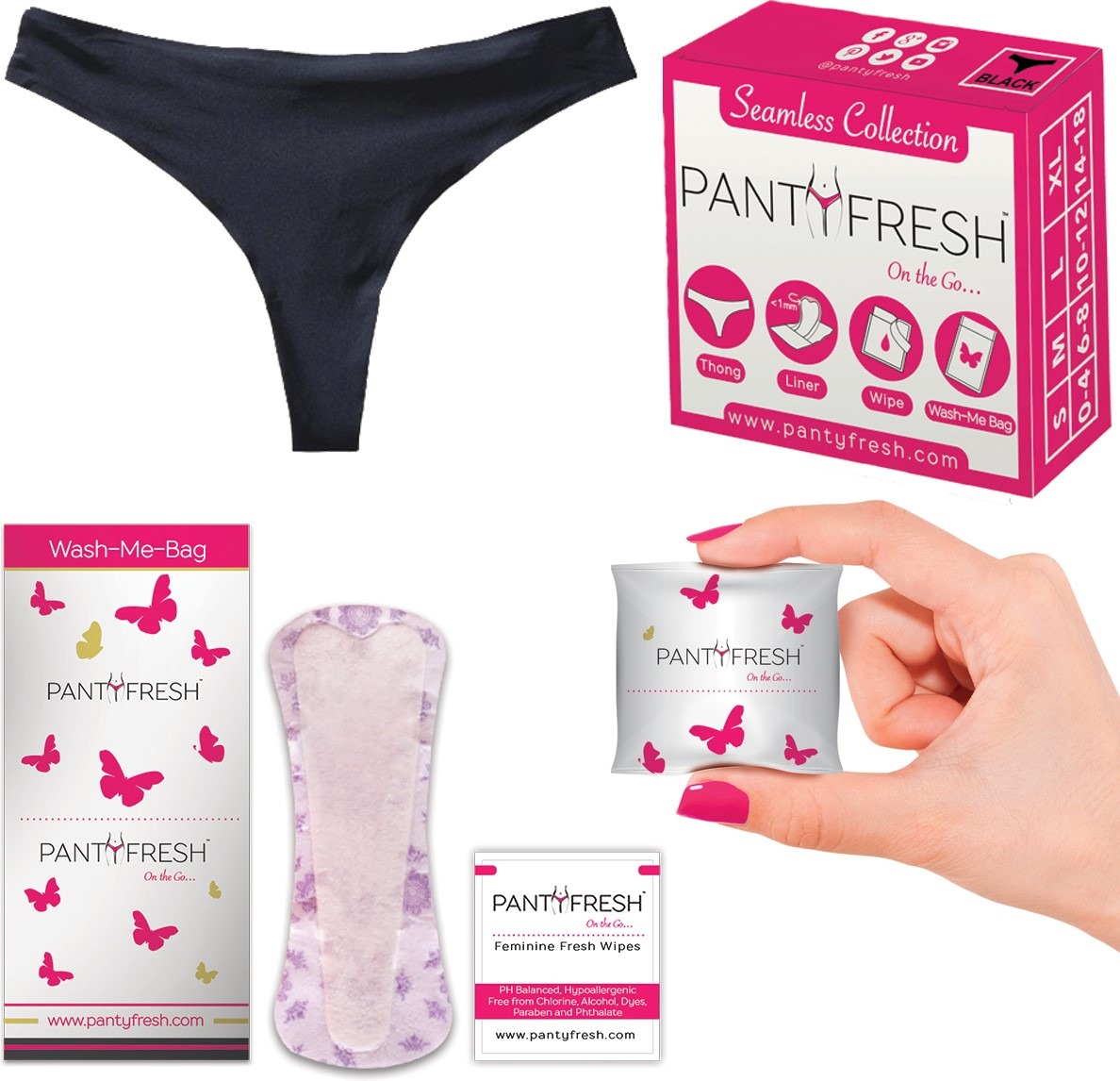 Panty Fresh Thong On-The-Go Pack - Uplift Intimate Apparel
