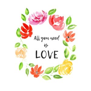Marta Kihn All You Need Is Love Print
