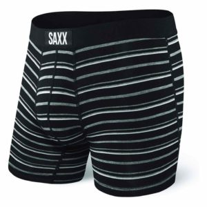 Saxx Vibe Boxer Brief-Black Coast Stripe