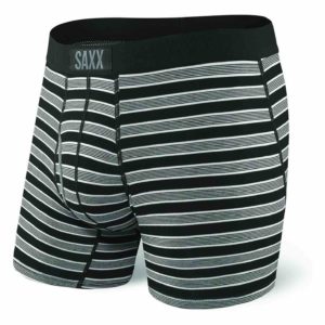 Saxx Ultra Boxer Brief-Black Crew Stripe