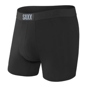 Saxx Vibe Boxer Brief-Black/Black
