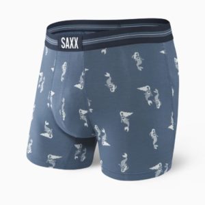 Saxx Vibe Boxer Brief-Blue Tiny Mermaid