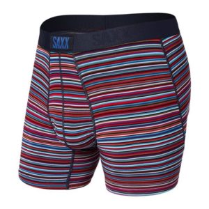Saxx Vibe Boxer Brief-Blue Vibrant Stripe