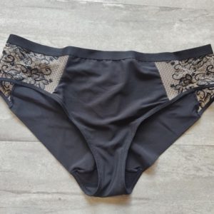 Dahlia Florale Bikini-Black